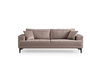 Atelier Del Sofa Sofá de 3 Plazas Astana - Beige | Confort y Elegancia para tu Salón | Estructura Madera Haya | Tejido Poliéster Lavable en Seco